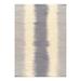 Canvello Gray Modern Flat weaves Rug - 6' X 9' - Gray - Beige - 9' x 6'