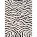 Canvello Modern Collection Hand-Tufted Silk & Wool Area Rug- 8'6" X 11'6" - Ivory - Black - 8' 6" X 11' 6"