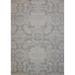 Canvello Transitional Hand-Knotted Silk & Wool Area Rug- 9'11" X 14'1" - Grey - 9'11" X 14' 1"