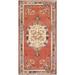 Canvello Vintage Anatolian Coral Wool Area Rug- 3' X 5'9" - Coral - Beige - 3' 0" X 5' 9"