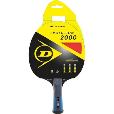 DUNLOP Tischtennis-Schläger EVOLUTION 2000, Größe - in Gelb