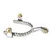 Tabelo SS Twisted Band Roping Spurs Ladies