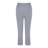 Gubotare Womens Sweatpants Women s Lightweight Golf Pants with Zipper Pockets High Waisted Casual Track Work Ankle Pants for Women Gray M