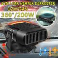 Jahy2Tech Car Heater - Portable Car Heater 12V Car Heater Car Heater Windshield Defroster Demister Auto Defogger 360Â° Rotatable Heater