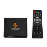 X8 4K Digital Media Player Mini TV Box Advertsing Machine TF Card U Disk Playback H.265/HEVC Support Auto & Loop Play with Remote Control