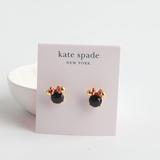 Kate Spade Jewelry | Brand New Kate Spade New York X Disney Minnie Black/Gold Stud | Color: Black/Gold | Size: Os