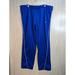 Nike Pants | Nike Basketball Team Blue Lined Sweatpants Workout Snap Away Vintage Vtg Xlt | Color: Blue | Size: Xl