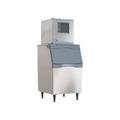 Scotsman NS0622A-1/B530P/KBT27 643 lb Prodigy Plus Nugget Commercial Ice Machine w/ Bin - 536 lb Storage, Air Cooled, Softer Nugget, 115v, Stainless Steel