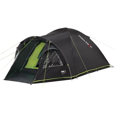 Kuppelzelt HIGH PEAK "Talos 3", bunt (dunkelgrau, grün), Zelte, B/H/L: 190cm x 125cm x 330cm, B:190cm H:125cm L:330cm