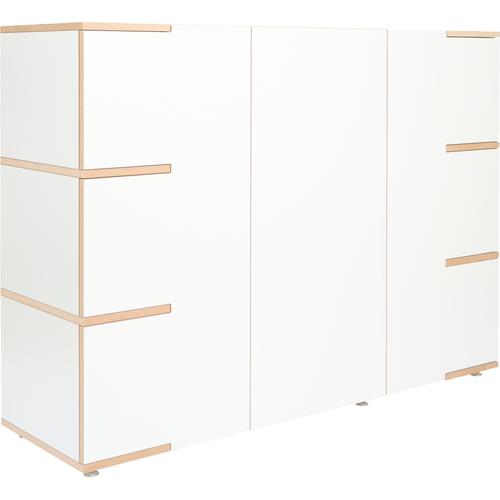 "Mehrzweckschrank TOJO ""stau"" Schränke Gr. B/H/T: 150 cm x 110 cm x 40 cm, weiß Mehrzweckschränke"