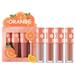 NKOOGH Plumping Lipstick Lip Stain Marker Velvet Lip Glaze Set Non Fading Non Stick Cup Fruit Makeup Lip Gloss Four Mini Sets Non Stick Cup Fruit Set Lip Gloss Easy To Color Liquid Lipstick Long Lasti