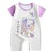 QYZEU Baby Rompers 3-6 Months Summer Baby Romper Children Baby Boys Girls Cartoon Romper Short Sleeve Cute Animals Jumpsuit Outfits Clothes