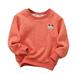 QYZEU Under Shirts for Boy 7 Month Toddler Child Kids Baby Boys Girls Cute Cartoon Knitted Thick Sweater Pullover Blouse Tops Outfits Clothes