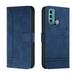 Premium Wallet Case for Motorola Moto G Pure 2022/Moto G Power 2022 Card Slots Holder Magnetic Clasp Flip Cover with Kickstand Soft Silicone PU Leather Shockproof Anti-Fingerprints Case Blue