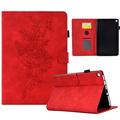 Allytech Case for Fire HD 8 inch 8th Gen 2018/ 7th Gen 2017/ 6th Gen 2016 Flip Stand PU Leather TPU Back Shockproof Card Slots/Pen Holder Case for Amazon Kindle Fire HD 8 2018/2017/2016 Red