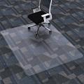 HOMEK Office Chair Mat for Low Pile Carpet 45 x 53 Rectangle Computer Desk Chair Mat for Carpeted Floors Easy Glide Rolling Plastic Floor Mat for Office Chair on Carpet - BPA and Phthalates Free