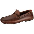 Tommy Hilfiger Herren Driver Schuh Iconic Leather Driver Mokassins , Braun (Carob Chocolate), 42 EU