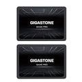 Gigastone Game Pro SSD 512GB 2-Pack 2.5 inch Internal Solid State Drive, 3D NAND SATA III 6Gb/s Read up to 540MB/s. 2.5" SSD Compatible with PS4, PC, Laptop and Desktop