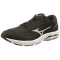 Mizuno Men's Wave Stream 2 Road Running Shoe, Black/Silver/Oyster Mushroom, 11 UK