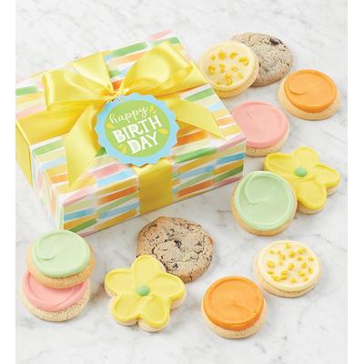 Sunny Day Birthday Cookie Box - 12 Cookies by Cheryl's Cookies