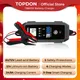 TOPDON – chargeur intelligent de batterie de voiture et moto TB8000 6v 12v 5a 6a 8a 3a