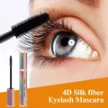 Mascara noir longue durée Fiber de soie imperméable 4D Extension de cils cosmétiques maquillage