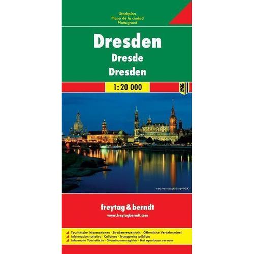 Dresden. Dresde, Karte (im Sinne von Landkarte)