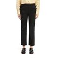 Scotch & Soda Maison Damen Abott-Mid Rise Tapered Chino In Organic Cotton Hose, Black 0008, 28/34