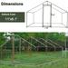 10.L ft x 13.W ft Chicken coop with Hexagonal Wire Mesh