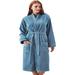 SEYANTE 100% Turkish Cotton Terry Cloth Girl Mid-Calf Bathrobe w/ Pockets 100% Cotton | 44 H x 50 W in | Wayfair Terry Women 04