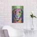 Red Barrel Studio® Lab Love by Dean Russo - Unframed Painting on Metal in Blue/Green/Pink | 24 H x 16 W x 0.13 D in | Wayfair