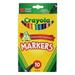 Crayola 58-7726 Classic Fine Line Markers Assorted Colors 10 Count (Pack of 24)