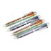 Novelty Multicolor Ballpoint Pen Multifunction 6 in1 Colorful Ballpoint Pen