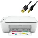 H-P All-in-One Wireless Color Inkjet Printer Print Copy Scan Wireless USB Mobile Printing with Printer Cable