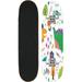 Seamless baby dinosaurs Outdoor Street Sports 31 x8 Complete Skateboards for Beginner Kids Boys Girls Youths Adult