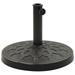 walmeck Parasol Base Round Polyresin 28.7 lb Bronze