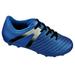 Vizari Kids Impact FG Outdoor Firm Ground Soccer Shoes/Cleats | for Boys and Girls Blue/Silver Size 11