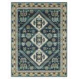 Mohawk Home Rosebery Indoor Southwestern Area Rug Blue 5 3 x 8