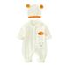 JDEFEG Baby Knitted Romper Cotton Long Sleeve Boy Girl Sweater Clothes Baby Jumpsuit Bear Ear Hat Outfits Set 4T Boy Holiday Outfit Cotton White 59