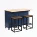 Red Barrel Studio® Bar Set Wood in Blue | 36.6 H x 29.5 W x 50.3 D in | Wayfair 30DEA183130549FDBC3A210A96AF35A7