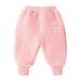 JDEFEG 5T Boys Set Outfits Toddler Children Kids Baby Boys Girls Thicken Thermal Cartoon Animals Pants Trousers Outfits Clothes Jumpsuit Baby Boy 24 Months Polyester Pink 100