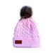 JDEFEG Baby Boy Hat Children Baby Girls Cap Ball Knitted Hats Warm for Boys Cotton Letter Baby Care Baby Bath Set Unscented Baby Products Pink One Size