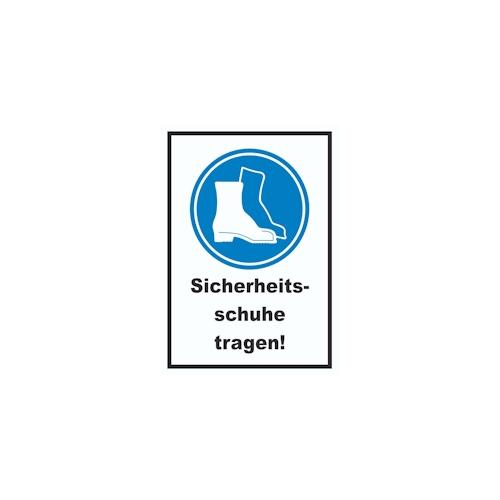 Sicherheitsschuhe tragen Schild A0 (841x1189mm)