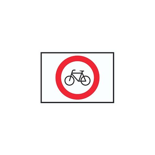 Radfahren verboten Symbol Schild A1 (594x841mm)