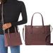 Kate Spade Bags | New Kate Spade Lola Joeley Shimmy Satchel Tote Bag Nova Burgundy | Color: Red | Size: Os