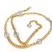 Michael Kors Accessories | Micheal Kors Two Tone Gold Chain And Silver Mk Logo Chain Belt | Color: Gold/Silver | Size: Os