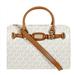 Michael Kors Bags | Michael Kors Hamilton Satchel Shoulder Bag Vanilla Monogrammed | Color: Brown/Cream | Size: Os