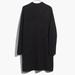 Madewell Dresses | Madewell Mockneck Sweater Dress | Color: Black/Gray | Size: L