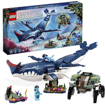 Konstruktionsspielsteine LEGO "Payakan der Tulkun und Krabbenanzug (75579), LEGO Avatar" Spielbausteine bunt Kinder Ab 9-11 Jahren