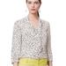 Anthropologie Tops | Hd In Paris Anthropologie Ruffle Polka Dot Blouse - 6 | Color: Black/Cream | Size: 6